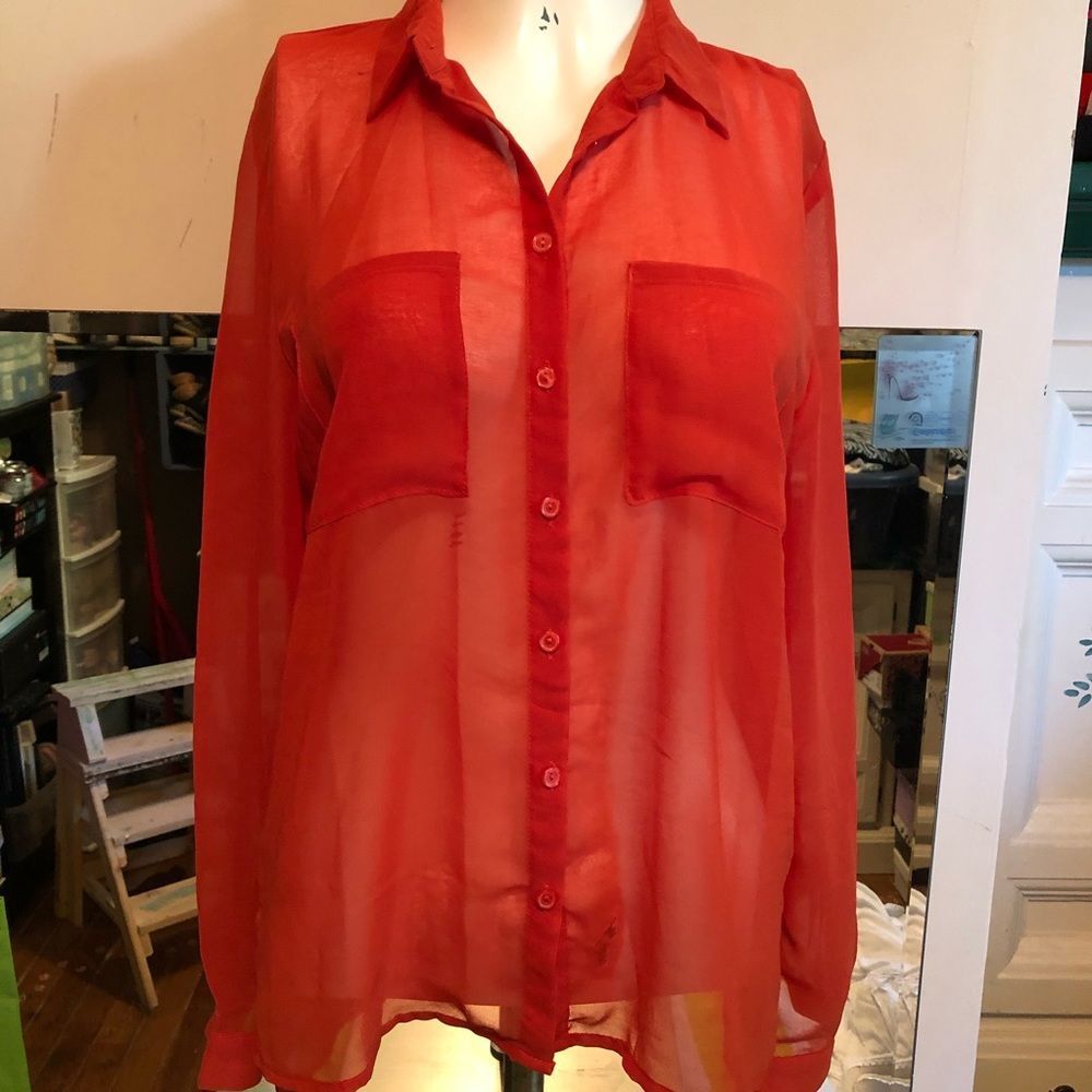 BlueNote sheer orange LS